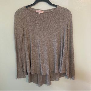 Philosophy Gray Tunic Style Sweater